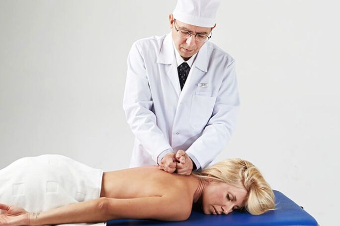 Massage with inflammation of the cervical region