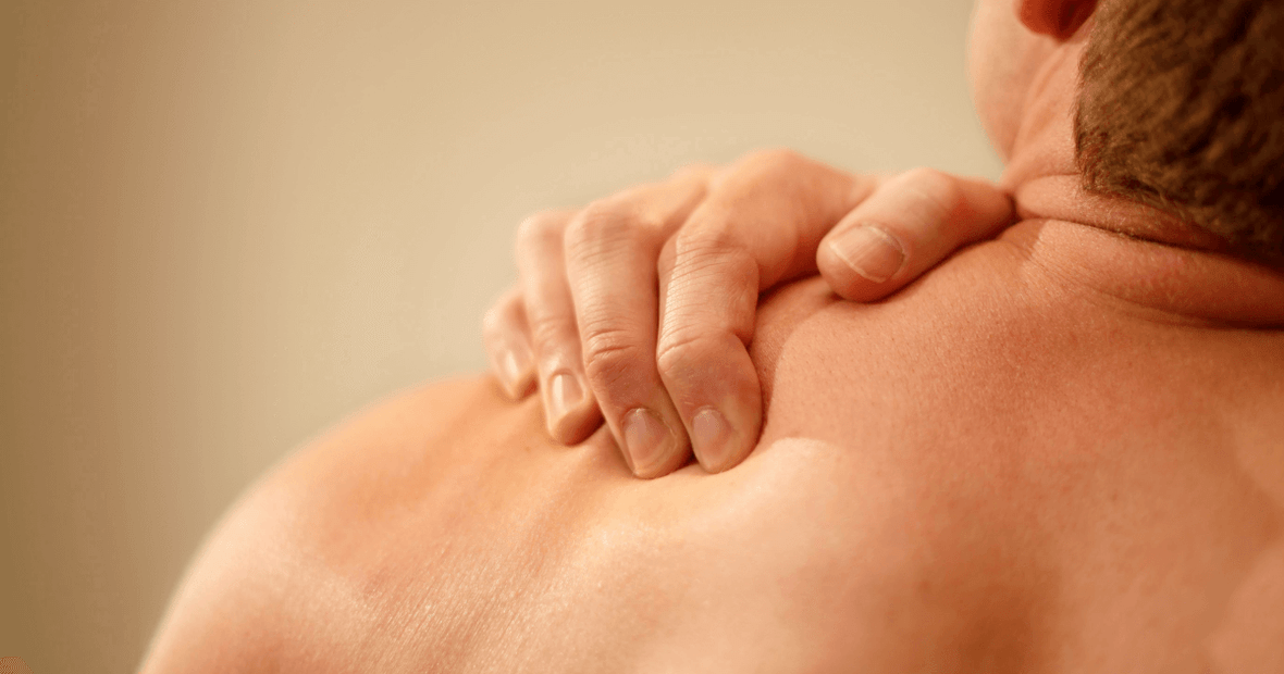 back pain radiates to shoulder