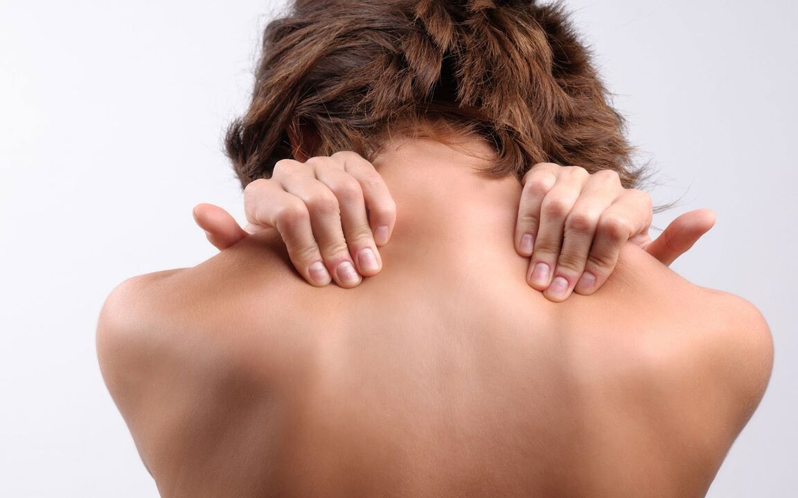 Symptoms of osteochondrosis of the cervical spine - discomfort and soreness in the neck